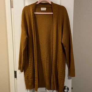 Mustard cardigan